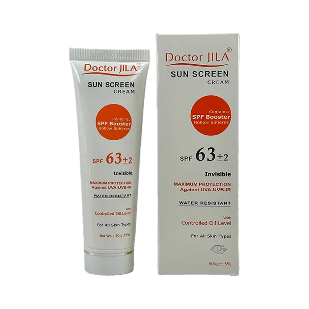 کرم ضدآفتاب دکتر ژیلا مدل Invisible با SPF63، حجم 50میلی‌لیتر