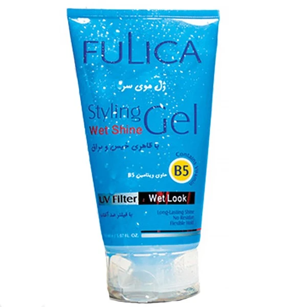 ژل حالت دهنده مو فولیکا مدل Wet Shine حجم ۱۵۰ میلی لیتر