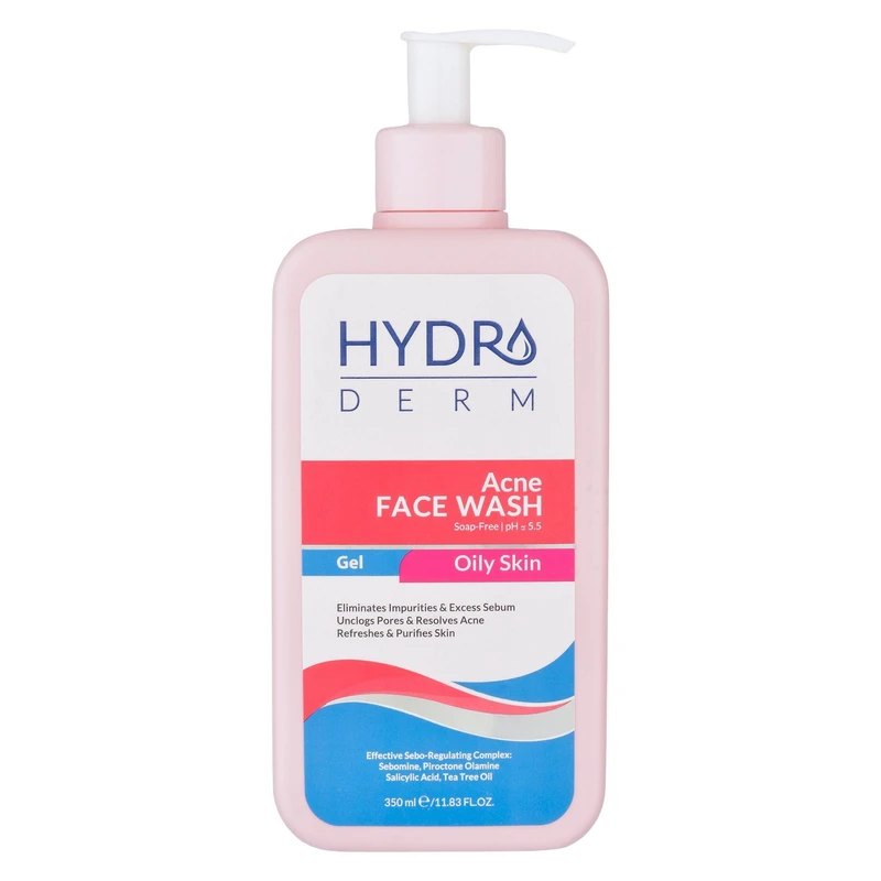 ژل شست‌وشوی صورت هیدرودرم مدل Acne حجم 350 میلی‌لیتر