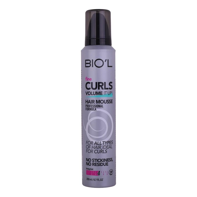 موس مو بیول مدل 4 FINE CURLS حجم 200 میلی‌لیتر