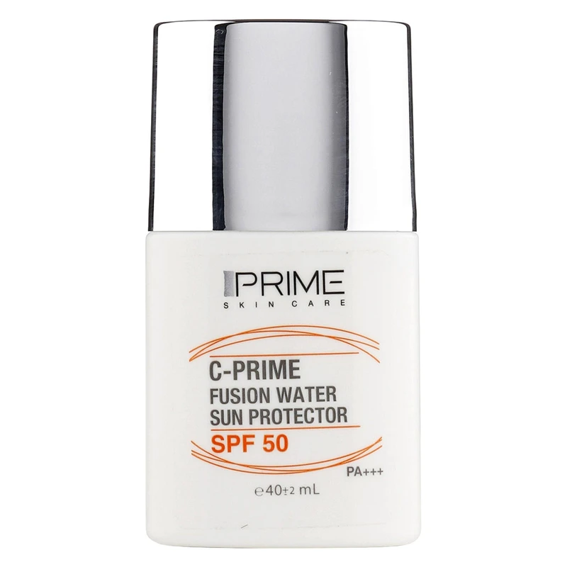 فلوئید ضدآفتاب بی‌رنگ پرایم SPF50 مدل C-Prime Fusion Water