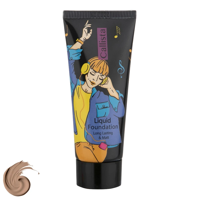 کرم پودر مایع کالیستا مدل Long Lasting And Matt M11 حجم 35 میلی‌لیتر بدون چربی با جلوه مات