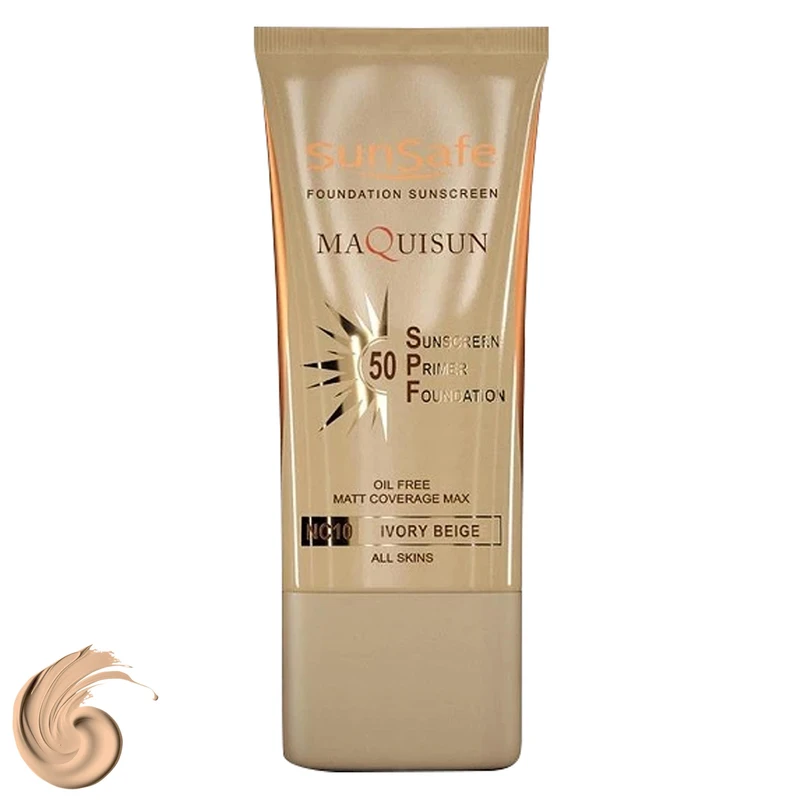 کرم ضدآفتاب رنگی صورت سان سیف شماره NC10 حجم 40 میلی‌لیتر با SPF 50
